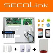 Kit alarme secolink S16cm 5 zones avec 2 détecteurs et 2 contacte