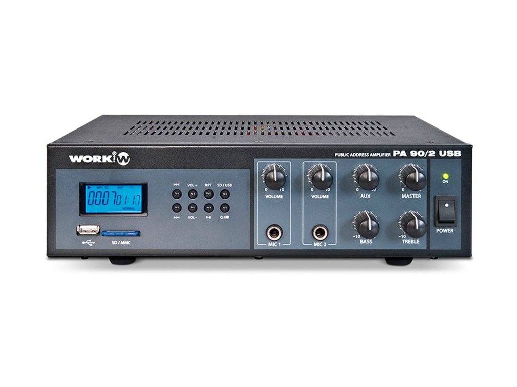Amplificateur de son Professional 150W 110V 5 zones avec FM MP3 AUX MIC