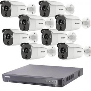 KIT 8 CAMERAS HIKVISION IP 2MP COLOR VU