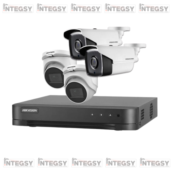 Kit de vidéosurveillance Hikvision 5MP 4 Cameras et XVR